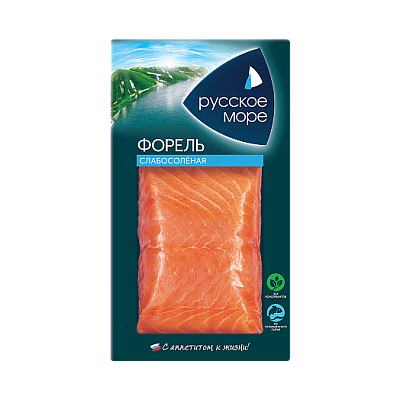  Форель слабосоленая "Русское море" филе-кусок 300 г в интернет-магазине свежих фермерских продуктов Apeti.ru