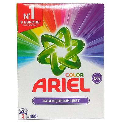  Стиральный порошок Ariel автомат Color насыщенный цвет 450 г в интернет-магазине свежих фермерских продуктов Apeti.ru