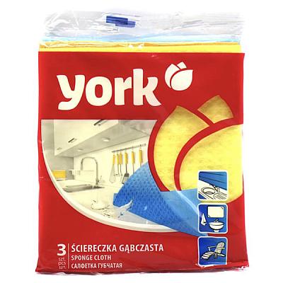 Салфетка губчатая York 17,5х15,5 3 шт в Apeti.ru Салфетка губчатая York 17,5х15,5 3 шт в интернет-магазине свежих фермерских продуктов Apeti.ru