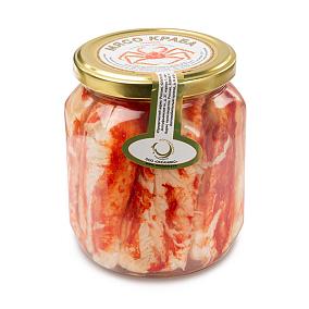  Мясо краба Морская Палитра премиум 520мл в интернет-магазине свежих фермерских продуктов Apeti.ru