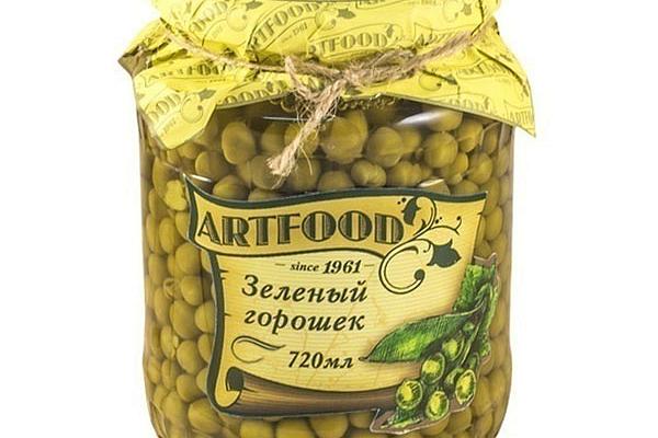  Горошек зеленый Artfood 720 мл в интернет-магазине продуктов с Преображенского рынка Apeti.ru