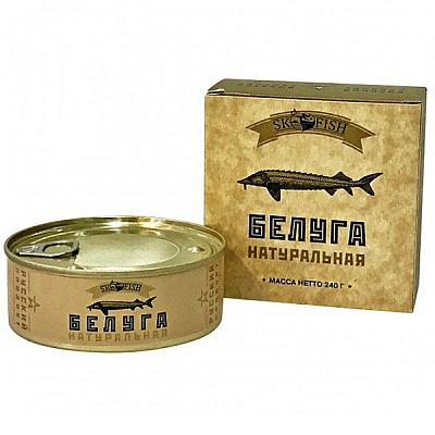  Белуга натуральная SK FISH 240 г в интернет-магазине свежих фермерских продуктов Apeti.ru