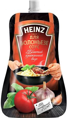 Соус Heinz Болоньезе с чесноком 230 г