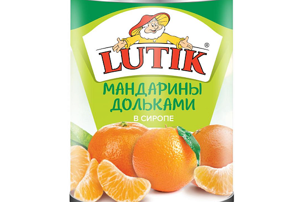  Мандарины LUTIK дольками в сиропе 314 мл в интернет-магазине продуктов с Преображенского рынка Apeti.ru