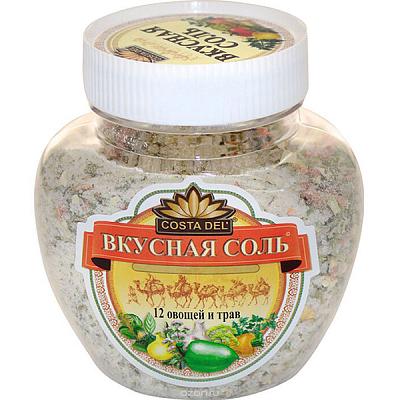 Приправа COSTA DEL 12 овощей и трав Вкусная соль 400 г в Apeti.ru Приправа COSTA DEL 12 овощей и трав Вкусная соль 400 г в интернет-магазине свежих фермерских продуктов Apeti.ru