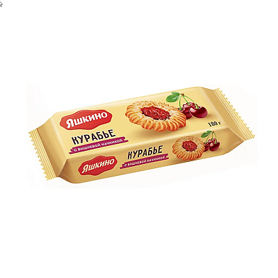  Печенье Яшкино Puffitto слоеное с малиновой начинкой 125 г в интернет-магазине свежих фермерских продуктов Apeti.ru
