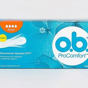  Гигиенические тампоны ProComfort Super O.B., 16 шт в интернет-магазине свежих фермерских продуктов Apeti.ru