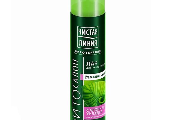  Лак для укладки волос Чистая Линия фитотерапия салонная укладка 200 мл в интернет-магазине продуктов с Преображенского рынка Apeti.ru