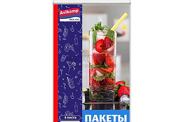  Пакеты для льда Avikomp 18*38 см 4 листа в интернет-магазине продуктов с Преображенского рынка Apeti.ru