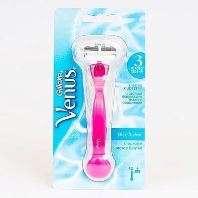  Бритва Venus с 1 сменной кассетой Gillette розовая 1 шт в интернет-магазине свежих фермерских продуктов Apeti.ru