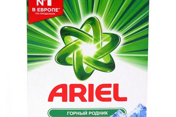  Стиральный порошок Ariel автомат горный родник Color 450 г в интернет-магазине продуктов с Преображенского рынка Apeti.ru