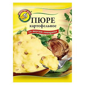  Пюре картофельное Мастер Дак со вкусом говядины 34 г в интернет-магазине продуктов с Преображенского рынка Apeti.ru