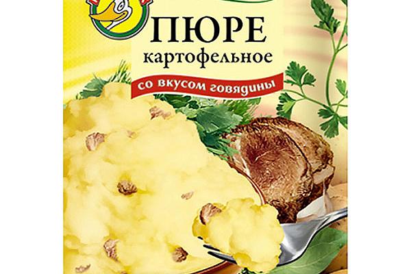  Пюре картофельное Мастер Дак со вкусом говядины 34 г в интернет-магазине продуктов с Преображенского рынка Apeti.ru