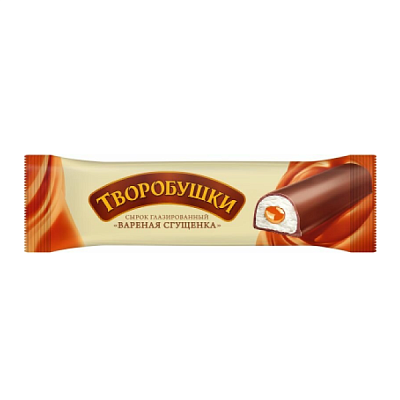 Сырок творожный Творобушки 20% с начинкой "Молоко сгущенное вареное" 40г
