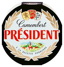  Сыр Камамбер PRESIDENT мягкий с белой плесенью 45% 125 г