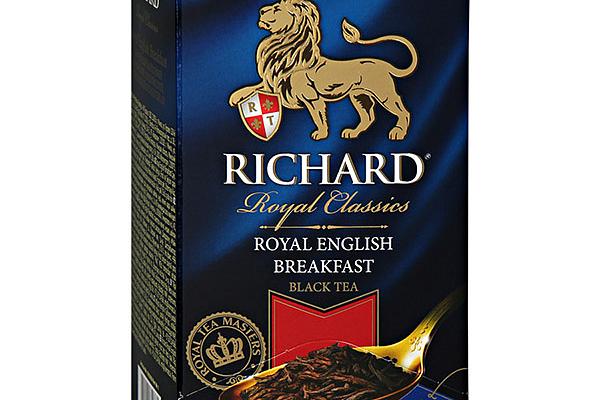  Чай черный Richard royal english breakfast 25 пак в интернет-магазине продуктов с Преображенского рынка Apeti.ru