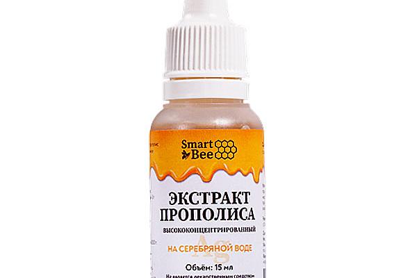  Экстракт прополиса Smart Bee высококонцентрированный на серебряной воде 15 мл в интернет-магазине продуктов с Преображенского рынка Apeti.ru