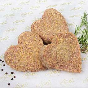  Котлеты Сердечко 6 шт упаковка в интернет-магазине свежих фермерских продуктов Apeti.ru