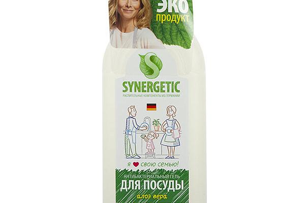  Средство для мытья посуды Synergetic алоэ вера 500 мл в интернет-магазине продуктов с Преображенского рынка Apeti.ru