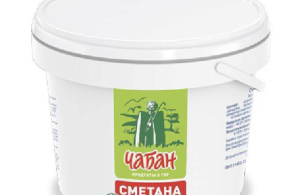  Сметана Чабан 40% 700 г БЗМЖ в интернет-магазине продуктов с Преображенского рынка Apeti.ru