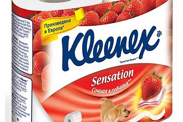  Туалетная бумага Kleenex 3-хслойная Сочная Клубника 4 шт в интернет-магазине продуктов с Преображенского рынка Apeti.ru