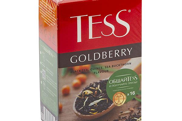 Чай черный Tess Goldberry с айвой и ароматом облепихи 100 г в интернет-магазине продуктов с Преображенского рынка Apeti.ru