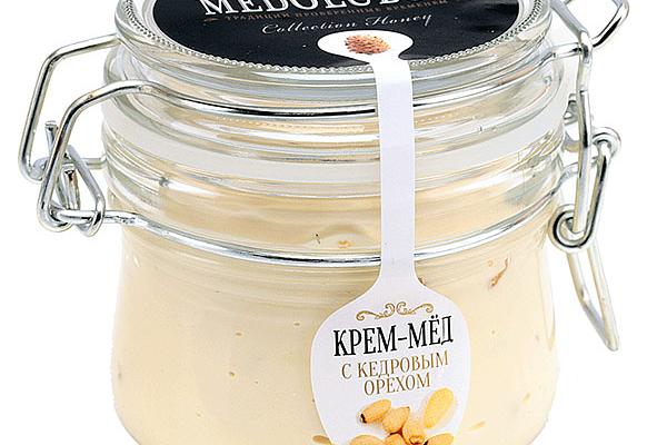  Крем-мед Medolubov с кедровым орехом бугель 250 мл в интернет-магазине продуктов с Преображенского рынка Apeti.ru
