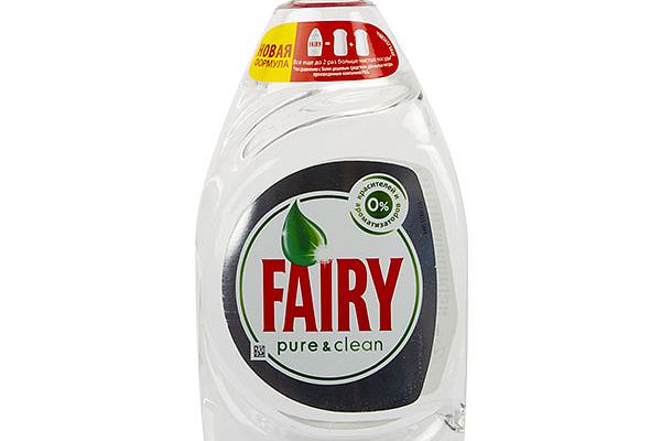  Средство для мытья посуды Fairy pure clean 450 мл в интернет-магазине продуктов с Преображенского рынка Apeti.ru