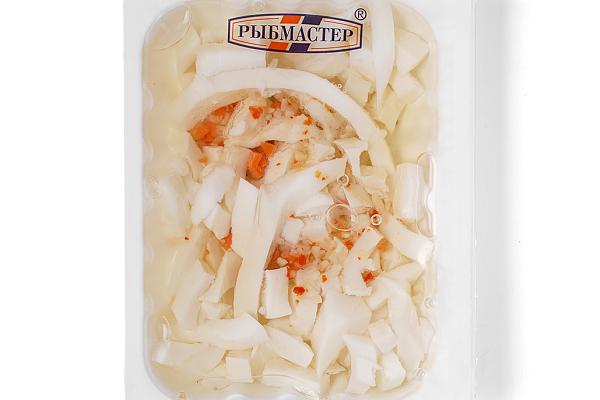  Кальмар кусочки в масле с пряностями "Полярный" 180 гр в/у в интернет-магазине продуктов с Преображенского рынка Apeti.ru