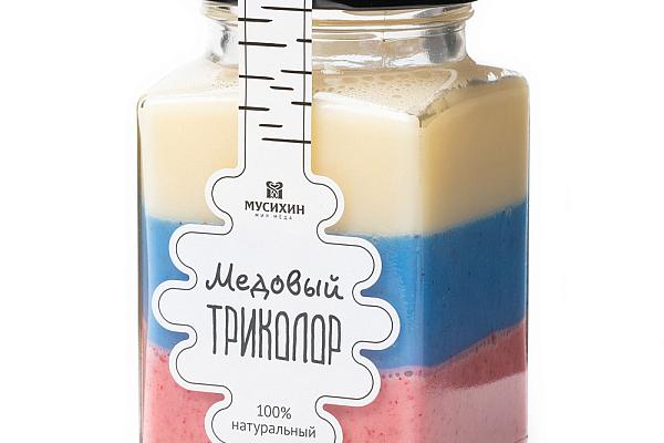  Мед-суфле Mirmeda медовый триколор 300 г в интернет-магазине продуктов с Преображенского рынка Apeti.ru