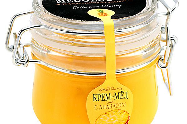  Крем-мед Medolubov с ананасом бугель 250 мл в интернет-магазине продуктов с Преображенского рынка Apeti.ru