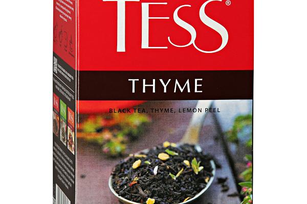  Чай черный Tess Thyme с чабрецом и цедрой лимона 100 г в интернет-магазине продуктов с Преображенского рынка Apeti.ru