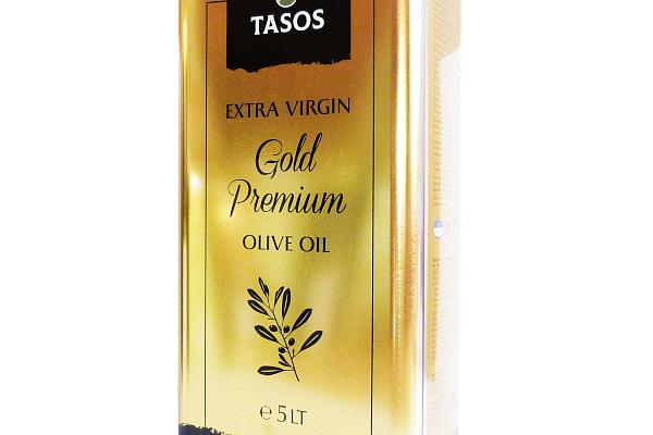  Масло оливковое Tasos gold premium 5 л в интернет-магазине продуктов с Преображенского рынка Apeti.ru