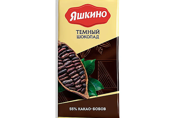  Шоколад Яшкино темный 90 г в интернет-магазине продуктов с Преображенского рынка Apeti.ru