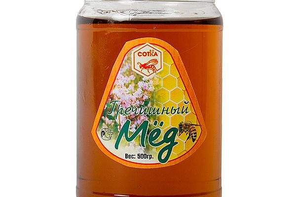  Мед гречишный 500 г в интернет-магазине продуктов с Преображенского рынка Apeti.ru
