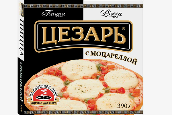  Пицца Цезарь с Моцареллой 390 г в интернет-магазине продуктов с Преображенского рынка Apeti.ru