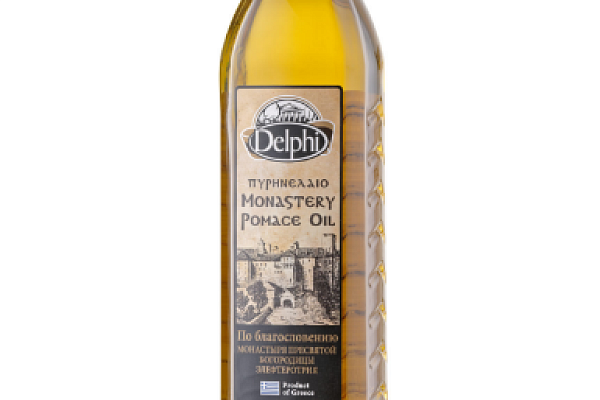  Масло оливковое Delphi рафинированное Монастырское 1 л в интернет-магазине продуктов с Преображенского рынка Apeti.ru