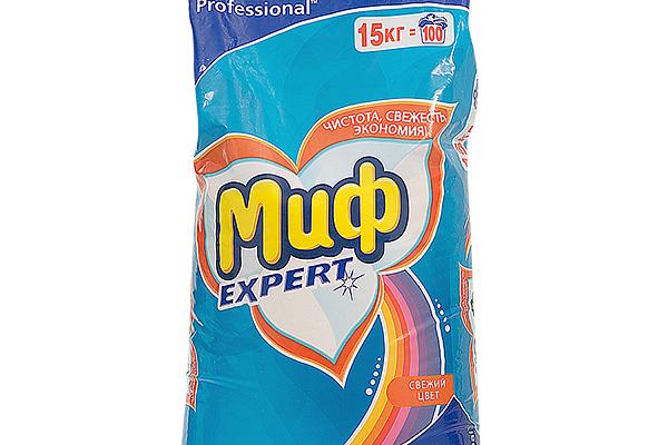  Стиральный порошок Миф Color Expert 15 кг в интернет-магазине продуктов с Преображенского рынка Apeti.ru