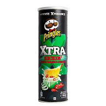 Чипсы Pringles Xtra сметана VS лук