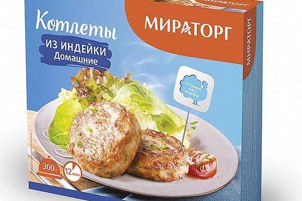  Котлеты из индейки Мираторг замороженные, 300 г в интернет-магазине продуктов с Преображенского рынка Apeti.ru
