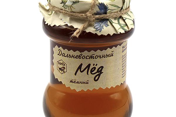  Мед дальневосточный темный 500 г в интернет-магазине продуктов с Преображенского рынка Apeti.ru