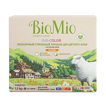 Стиральный порошок для цветного белья BioMio Bio-Soft концентрат без запаха 1,5 кг